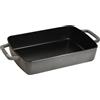 Staub Cucinando Rectangular 30 X 20 CM Szara Brytfanna Żeliwna, 405103240
