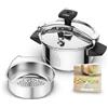 SEB Pentola a pressione in acciaio inox da 4,5 litri Seb P05306