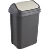 keeeper 1030682600000 Abfalleimer "swantje" 10 Liter anthrazit / creme