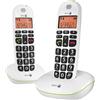 Doro Telefono cordless duo dect bianco Doro PHONEEASY110DUOWHITE
