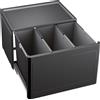 BLANCO BOTTON Pro 60/3 Sistema automatico di raccolta differenziata con porta girevole / plastica / antracite / 3x13 litri