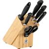 ZWILLING Ceppo di coltelli ZWILLING con 6 coltelli a quattro stelle 7 pezzi
