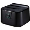 TooQ Doppia docking station TooQ TQDS-802B 2,5"-3,5" HDD SATA USB 3.0 Nero