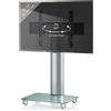 VCM Supporto TV 32-70 pollici | VESA max. 600x400 | Supporto TV in alluminio e vetro | Supporto TV Dimensioni ca. H. 100 x W. 60 x D. x 44 cm | Supporto TV Tosal