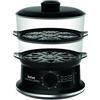 TEFAL VC140135 Pentola a vapore nera, 900 W, numero di cestelli 2
