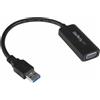 StarTech.com Adattatore / Convertitore da USB 3.0 a VGA con driver integrato - 1920x1200 - Adattatore USB/VGA - Da USB Tipo A (M) a HD-15 (VGA) (W) - USB 3.0 - 19,5 m - Supporto 1920 x 1200 (WUXGA) - per P/N: MXT101MM