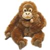 WWF peluche orangutan madre con bambino (25 cm) realistico peluche animale di peluche scimmia