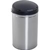 Homcom HOMCOM Cestino automatico in acciaio inox Sensore IR Cestino interno rotondo 30 l 03-0026