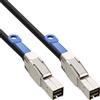 InLine® 27638B externes Cavo Mini SAS HD, SFF-8644 zu SFF-8644, 12Gb/s, 1m