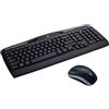 Logitech Wireless Combo MK330 Tastatur Maus enthalten RF Wireless QWERTY Englisch Schwarz