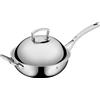 WMF Multiply Wok mit Edelstahldeckel, 28 cm 3201001438 4000530684035