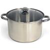 Beka Cookware Pentola in acciaio inox da 16 litri + coperchio in vetro Beka 13113304