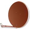 Televes Parabola satellitare Televes, 75 x 80 cm, alluminio, linea Classic, rosso mattone RAL 8012, 1 pz.