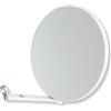 Televes SAT-Spiegel, 75 x 80 cm, alluminio, linea Classic, grigio chiaro RAL 7035, 1 pezzo.