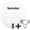 TechniSat SATMAN 850 PLUS | Antenna satellitare da 85 cm con staffa LNB da 40 mm | rosso