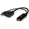 StarTech.com HD2DP cavo e adattatore video Nero