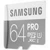 Samsung microSDXC da 64 GB, MicroSDXC, Classe 10, UHS, 90 MB/s, 80 MB/s