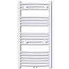 vidaXL Radiatore da bagno Portasciugamani curvo 600x1160 mm