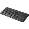 Logitech Wireless Touch Keyboard K400 Plus - Tastiera - senza fili - 2,4 GHz - Italiano - Nero