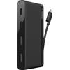 Belkin Mini hub USB-C a 4 porte di Belkin - Hub - 4 x USB 3.0 SuperSpeed - Desktop