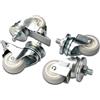 DIGITUS DN-19 CASTOR-WM Set di rotelle DIGITUS, bloccabili, per distributori a parete