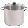 Karl Krueger KARL KRÜGER Casseruola Jumbo con coperchio in vetro 17 litri Ø30cm acciaio inox