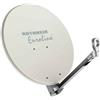 KATHREIN Antenna parabolica offset 75 cm, supporto per cavo da 40 mm, metallo, bianco, KEA 750/W
