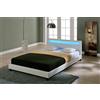 corium Letto imbottito LED 'Paris' 180x200cm bianco