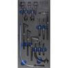 BGS technic BGS Set di adattatori di riempimento per riduttori 15 pezzi - 9992-1