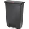 Slim Jim Cestino con pedale Rubbermaid Slim Jim, nero, 90 litri