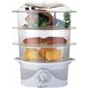 Adler AD 633 cuocitore a vapore 3 cestelli Freestanding 800 W Bianco