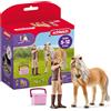 SCHLEICH Stalliere Schleich con cavalla pony islandese; 41431