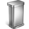 simplehuman Cestino a pedale Simplehuman CW2024 in acciaio inox spazzolato 45 L