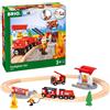 Brio World Mondo BRIO - 33815 Set Bahn Feuerwehr
