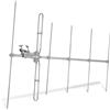 TechniSat TECHNIYAGI 6 VHF | Antenna a 6 elementi per la ricezione DAB+ | argento