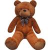 vidaXL Morbido orsetto di peluche XXL marrone 160 cm