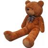 möbelando Peluche "Prettin" in poliestere di colore marrone. Dimensioni (L/A) 150x135 cm