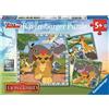 Ravensburger Spielverlag Puzzle per bambini Ravensburger 3 x 49 pezzi Re Leone Guardia del Leone