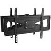 Maclean supporto doppio a 2 pieghe per TV a soffitto da 23-75 pollici Supporto per TV a 360° Supporto per TV a soffitto