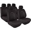 LAMPA Set copriauto Lampa Road-Track in tessuto poliestere velluto nero