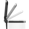 Hailo 0622-230 Separatore di rifiuti a pedale Hailo Öko duo plus M, 2x9 L, bianco