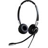 Jabra YOU'RE ON Jabra Biz 2400 II QD Duo NC Wideband Balanced Auricolare Cablato A Padiglione Ufficio Bluetooth Nero, Argento