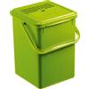 ROTHO Bidone per compost 9l organico con carbone attivo verde