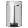 Brabantia Pedal Bin newIcon Rund Gebürsteter Stahl (11 21 64)