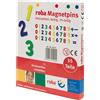 roba numeri magnetici, set di lavagne magnetiche in legno con numeri e segni, 35 pezzi, giocattolo scolastico per bambini