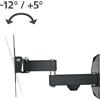 Hama Supporto a parete per TV FullMotion di Hama (nero)