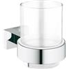 GROHE Glas Essentials Cube 40755_1 con supporto cromato