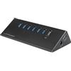 LC-Power USB-Hub 6x USB 3.0 + 1xLadefunktion LC-HUB-ALU-7B
