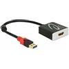 Delock 62736 USB3.0 Kabel Delock A -> HDMI A St/Bu 0.20m schwarz