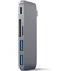 Satechi Hub passante USB Type-C Satechi Space Grau USB-C